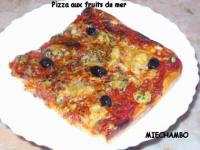 Pizza aux Fruits de Mer