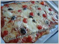 Pizza Jambon Cru et Tomates Cerises