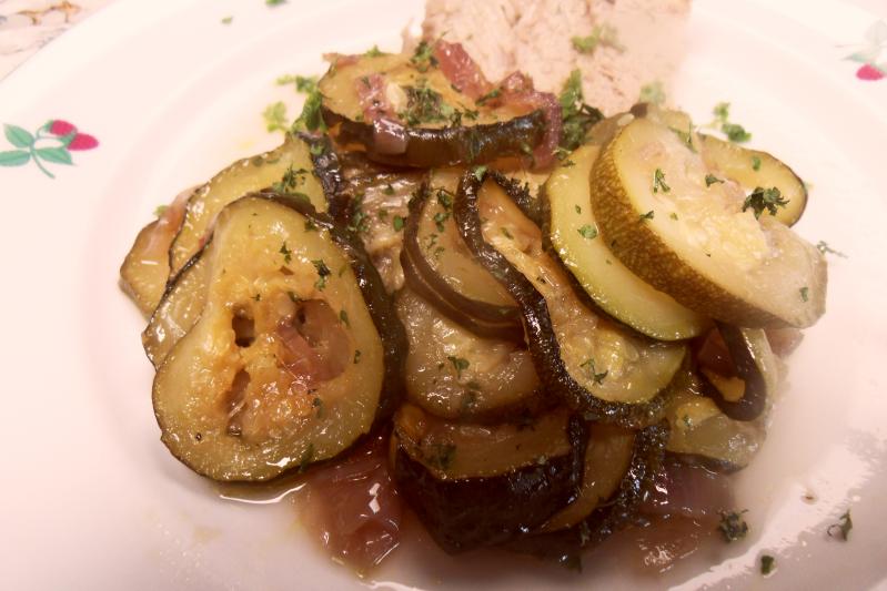 Pole de Courgettes au Vin Blanc