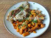 Poitrine de Veau et Carottes Caramlises