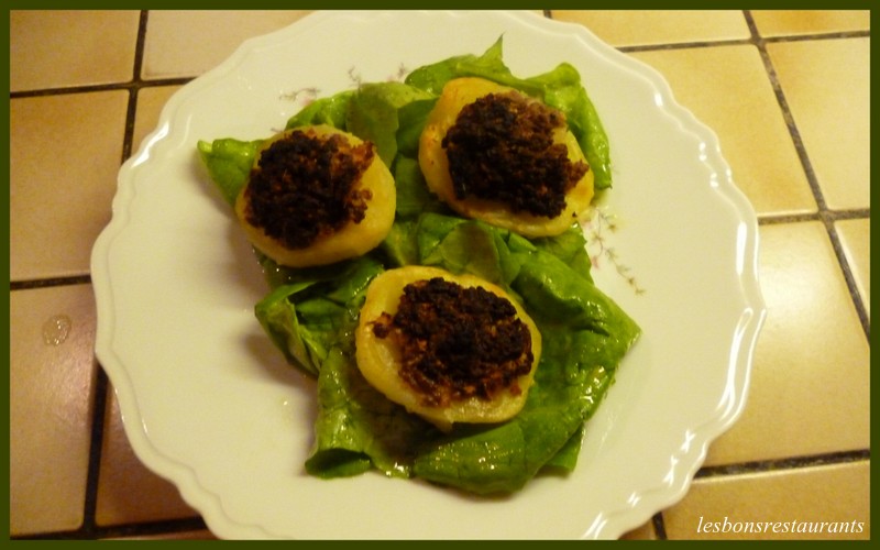 Pommes de terre farcies aux restes de pot-au-feu