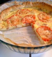 Quiche au Cachir et Tomates