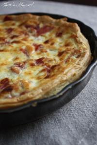 Quiche au Speck et Cantal