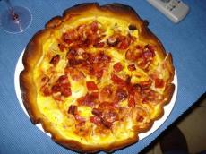 Quiche aux Poires, Chvre et Jambon Cru