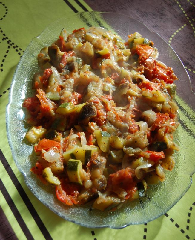 Ratatouille au micro-onde