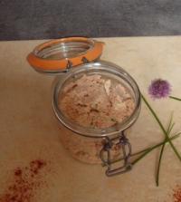 Rillettes de jambon  la ciboulette