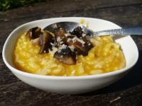 Risotto  la Citrouille et aux Champignons