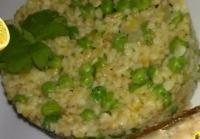 Risotto au Boulgour, Citron et Petits Pois