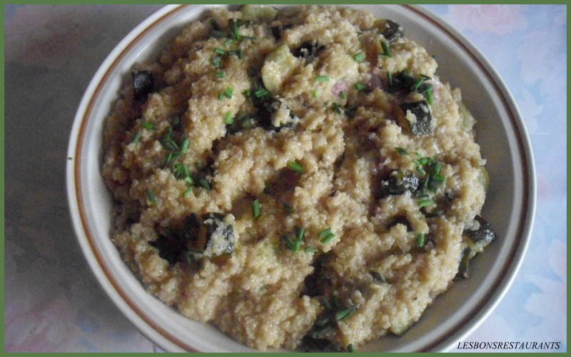 Risotto de Quinoa aux Courgettes