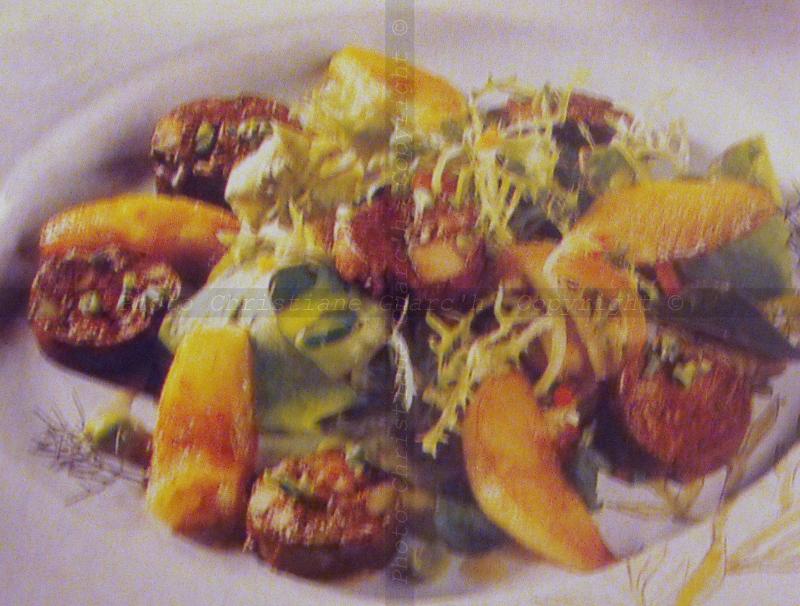 Salade de Boudin Noir à la Fouesnantaise