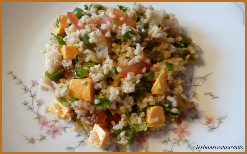 Salade de Boulgour aux Lgumes d\'Et et  la Mimolette