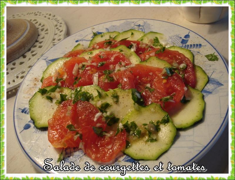 Salade de Courgette et Tomates