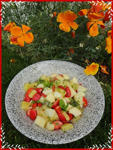 Salade de Fruits Frais aux Fraises