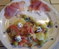 Salade du Berger, au Roquefort et aux Noix