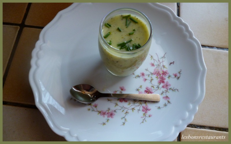 Soupe Glace aux Courgettes