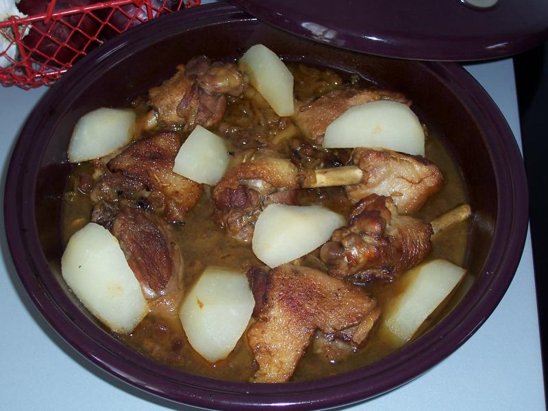 Tajine au Canard et aux Poires