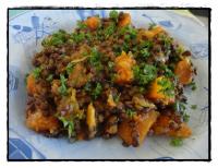 Tajine de Lentilles  la Courge Butternut