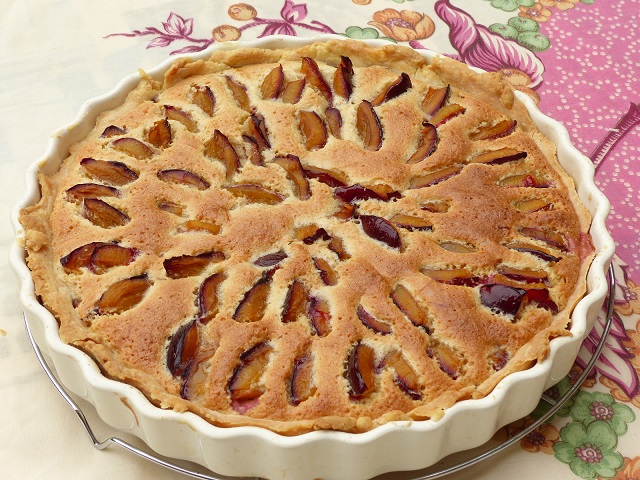 Tarte  l\'alsacienne aux quetsches