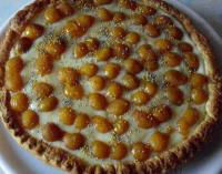 Tarte  la Crme Ptissire et aux Mirabelles