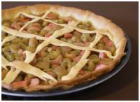 Tarte  la Rhubarbe