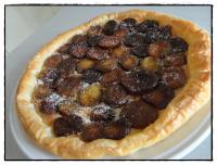 Tarte aux figues confites et amandes