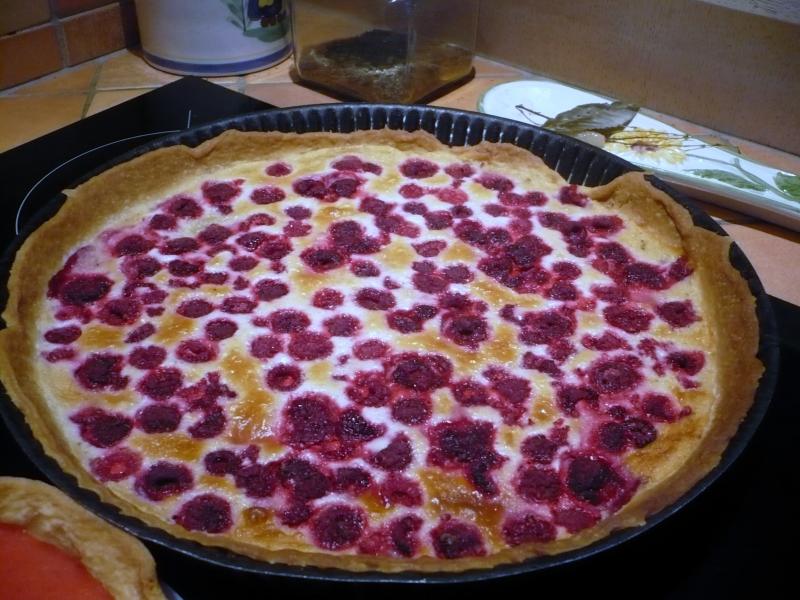 Tarte aux Framboises et Mascarpone