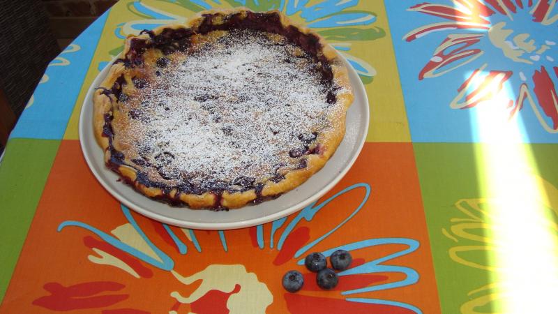 Tarte aux Myrtilles  la Crme