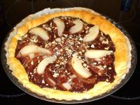 Tarte aux Poires, Chocolat et Amandes