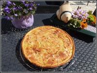 Tarte aux poires amandine