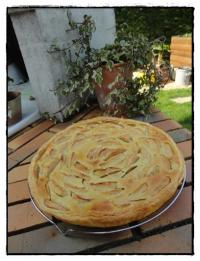 Tarte aux pommes amandine