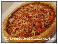 Tarte aux Tomates Cerises et Pesto