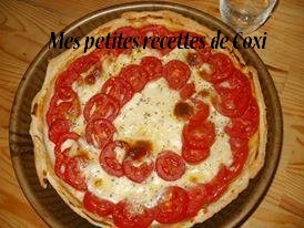 Tarte aux tomates et mozzarella