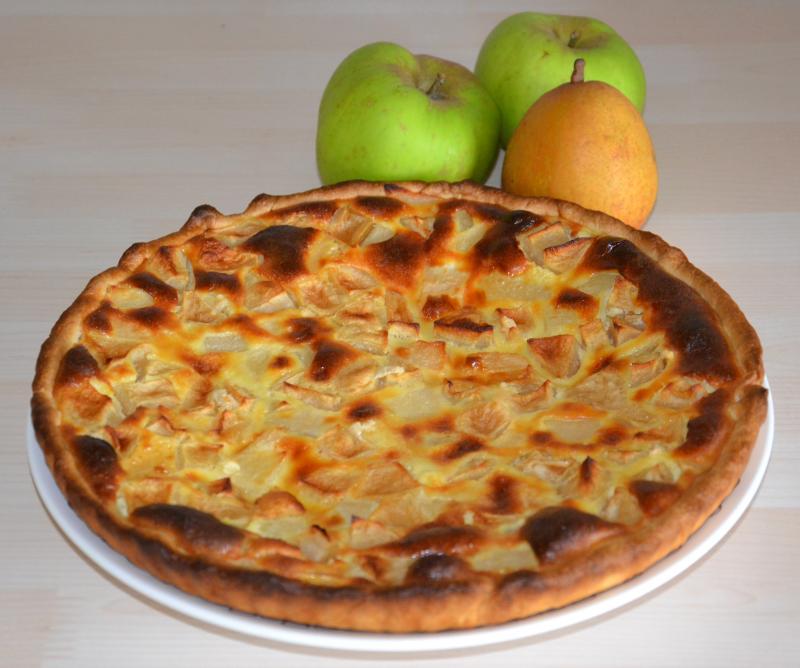 Tarte d\'Automne aux Pommes et aux Poires