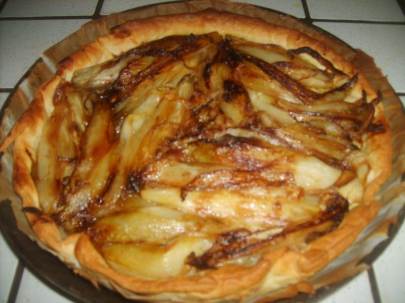 Tarte Fine aux Endives et  l\'Orange