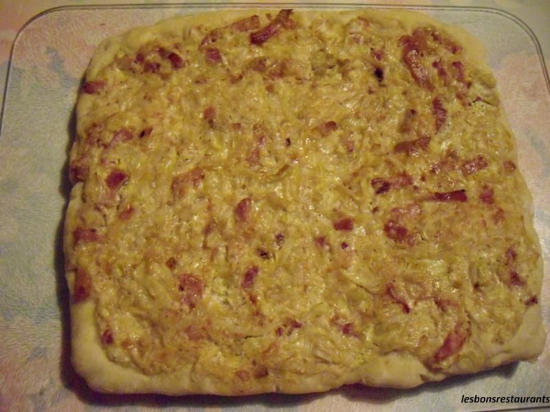 Tarte Flambe aux Poireaux