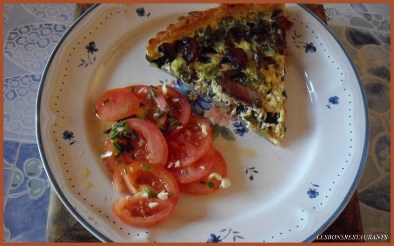 Tarte Forestire aux Courgettes