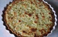 Tarte gourmande  la Rhubarbe