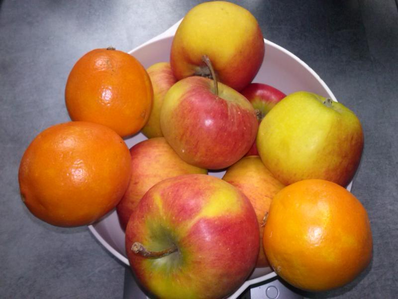 Terrine de pommes au caramel parfum d\'oranges