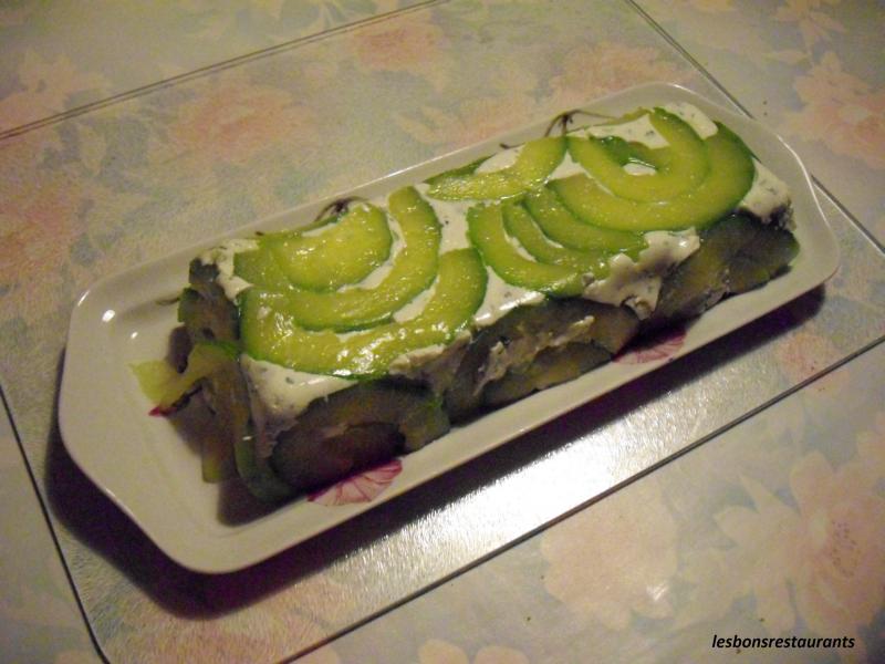 Terrines de Courgettes au Basilic