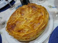 Tourte au Lapin, Carottes et Champignons de Paris