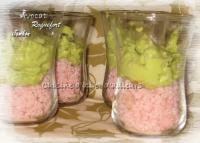 Verrines de Jambon et Pure d\'Avocat