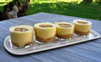 Verrines Pches et Bananes au Mascarpone