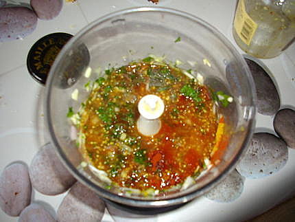 Vinaigrette au Paprika et Feuilles de Maggi sans Huile